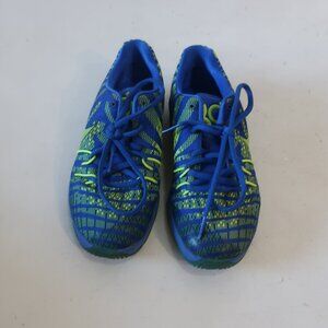 Boys Nike Blue, Neon Yellow 768868-400 Sneakers 2.5 Y